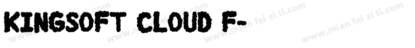 Kingsoft Cloud F字体转换